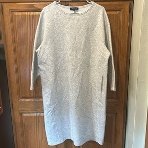 Lafayette 148 New York Gray Dress